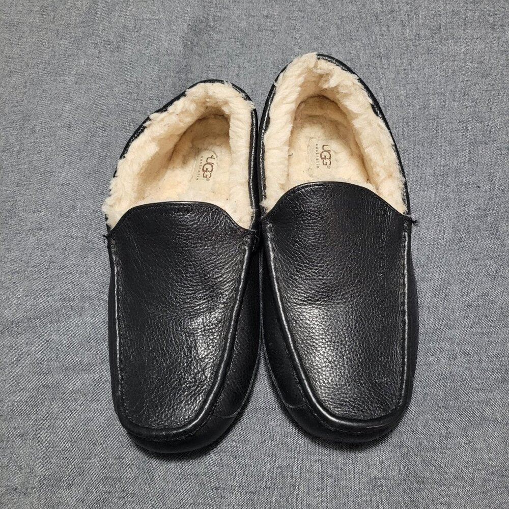 Men's UGG Ascot Black Slippers